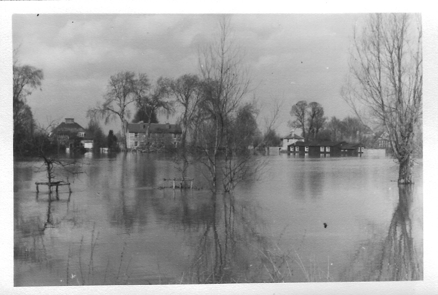 The Green with Village Hall